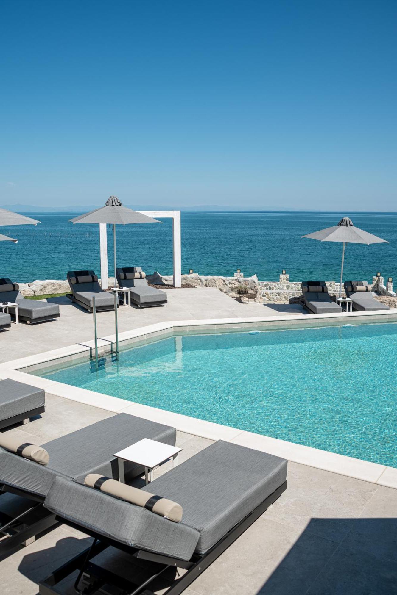 Akrotiri Olympus Luxury Suites - Adults Only Плака Литохору Екстериор снимка